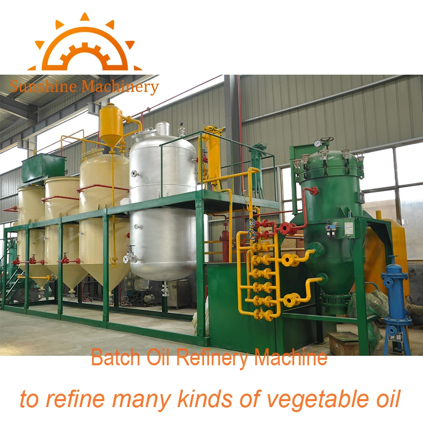 15t/D Peanut Edible Oil Refinery Oil Refining Equipment