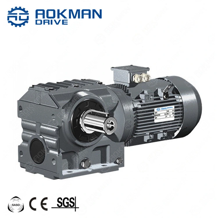 Customer Designed Motor Power Rated Power 0.18kw~22kw S Series Helical Worm Gear Motors