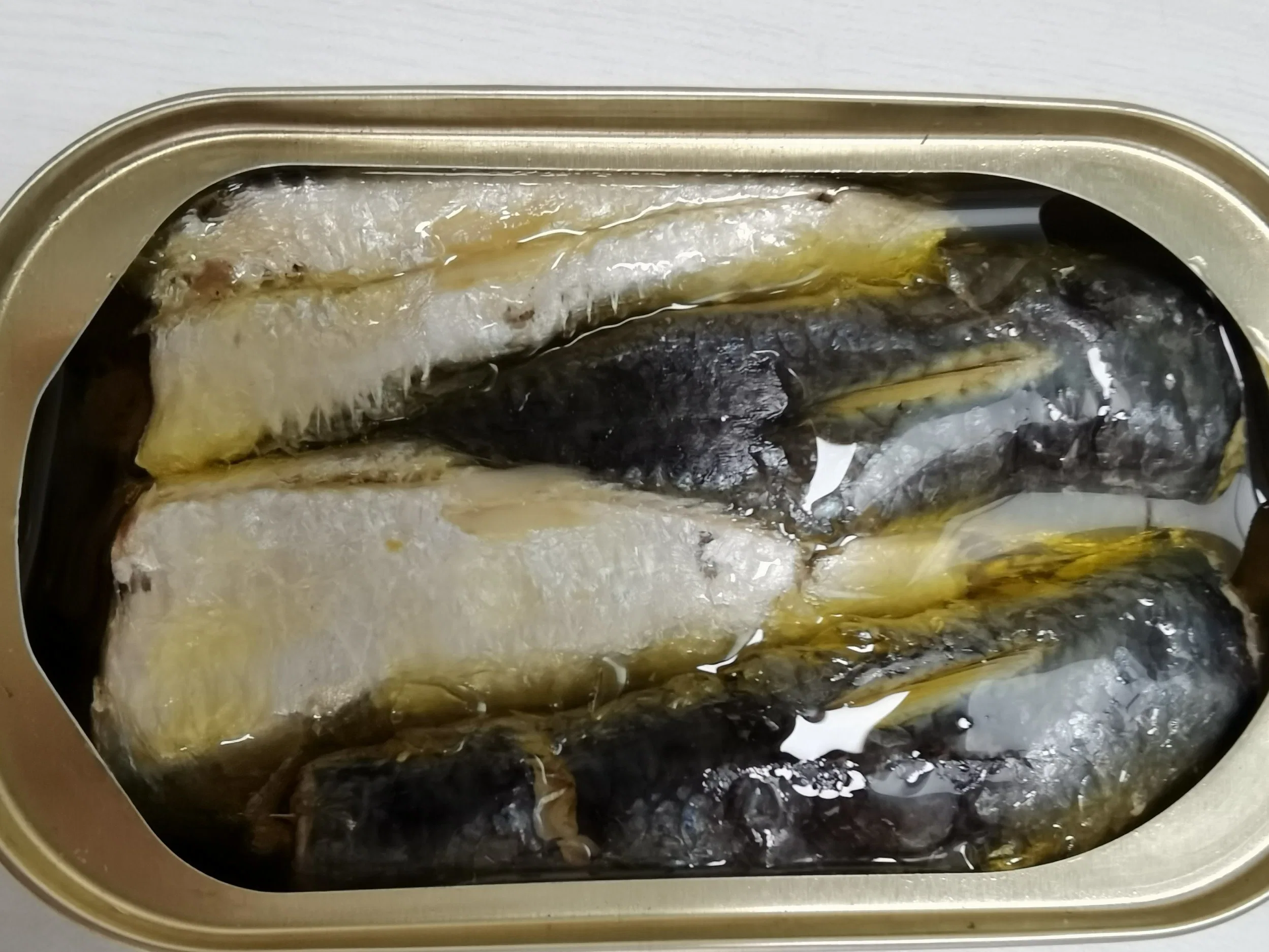 Konserven Meeresfrüchte Sardinen in vegetable Öl 125/90g für Ghana und Burkina Faso