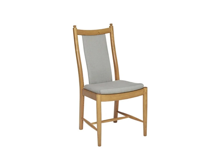 Modern Solid Oak Wood Frame with Padded Seat Wooden Dining Chair Used in Home Hotel Restaurant Dining Room Wedding Party Furniture