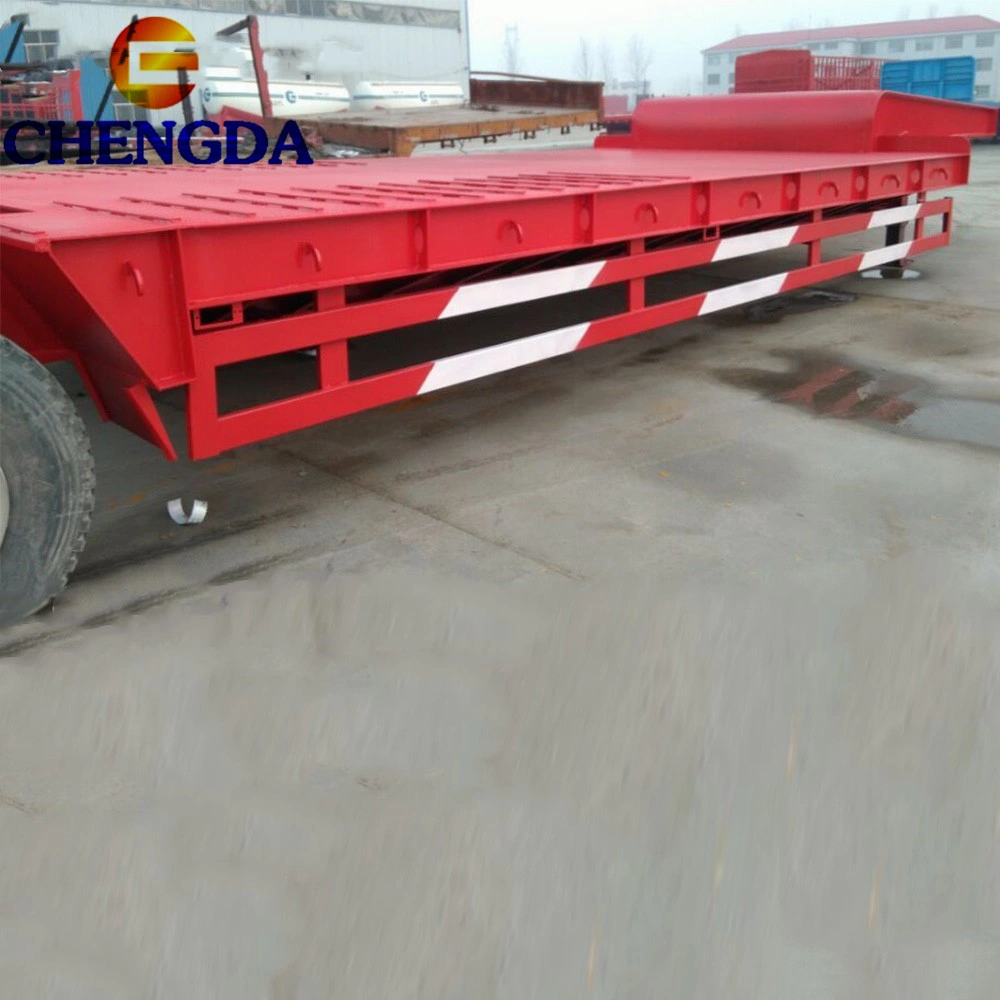 80 Ton Trailer Low Bed with Low Loader