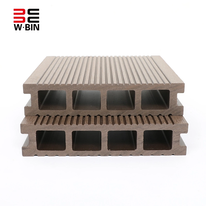 Wangbin Factory Direct-Selling Wood Plastic Composite Decking WPC Flooring for Garden and Outdoor Decking