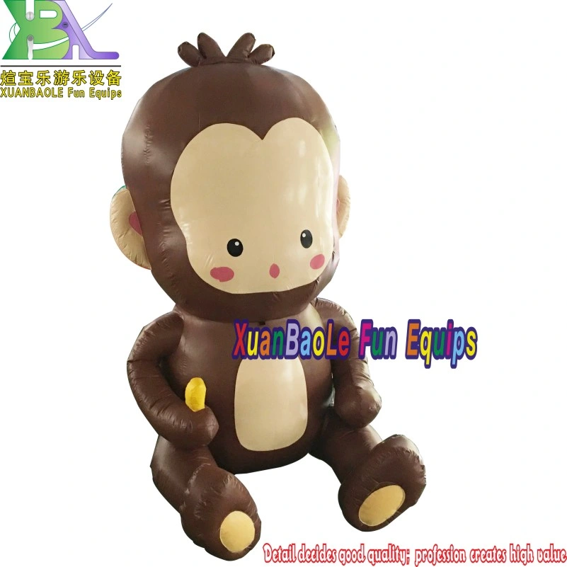 A publicidade personalizada insuflável macaco 5m caso infláveis promocionais Monkey Cartoon