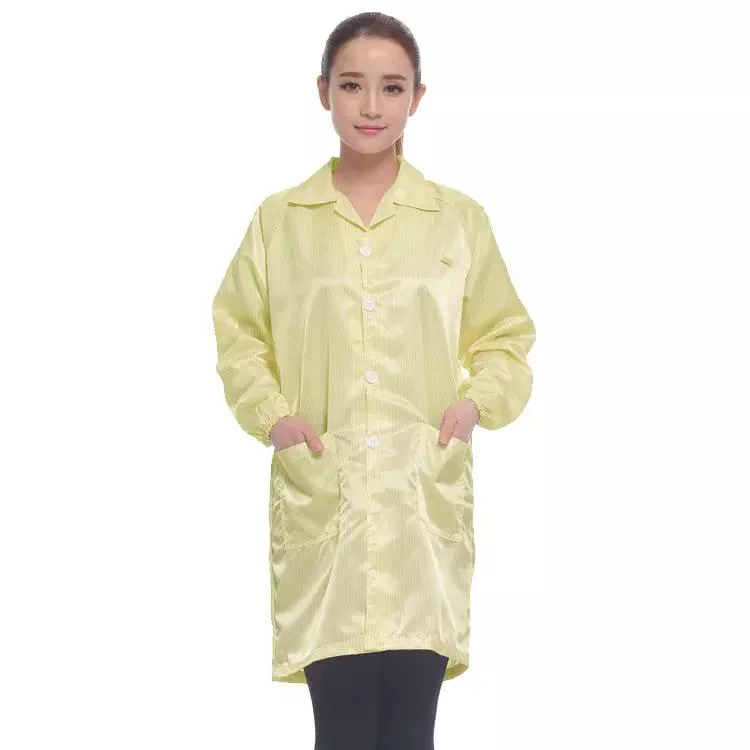 Hot Sale Chinese Factory Antistatic Clothes Cleanroom Overall ESD Smock ESD Working Clothes