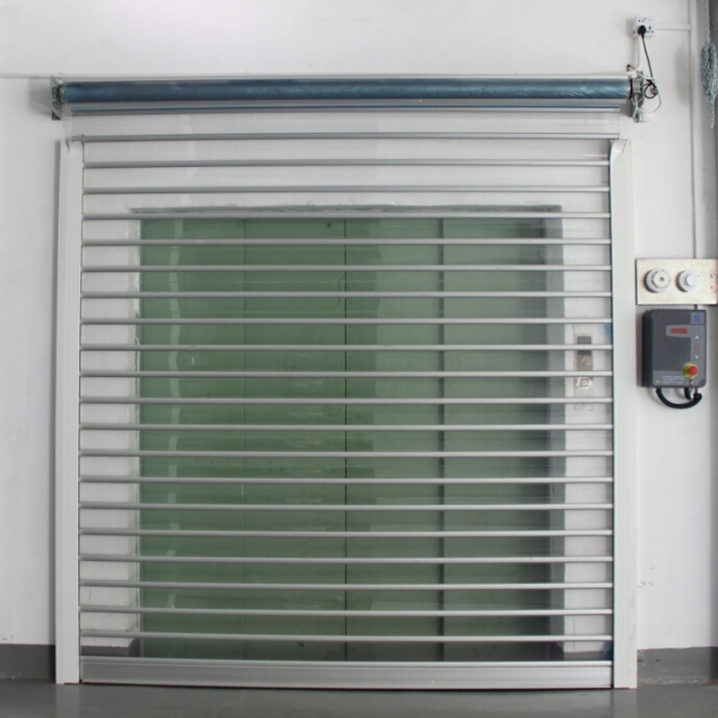 Automatic Polycarbonate Roller Shutter Crystal Door (HF-0088)