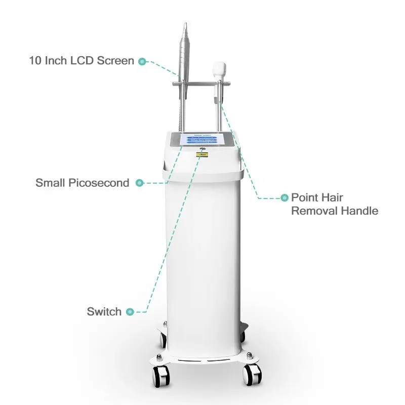 عرض صورة أكبر إضافة إلى سعر Comparesharegood 2 في 1 غير الغازية إزالة الشعر بواسطة تقنية Picosecond Laser Skin Rejuation Tattoo Pigment لإزالة الشعر بتقنية 808nm الماكينة