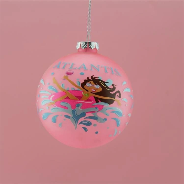 Creative Glass Christmas Ball Christmas Pendant KTV Pendant Can Hang Decorations