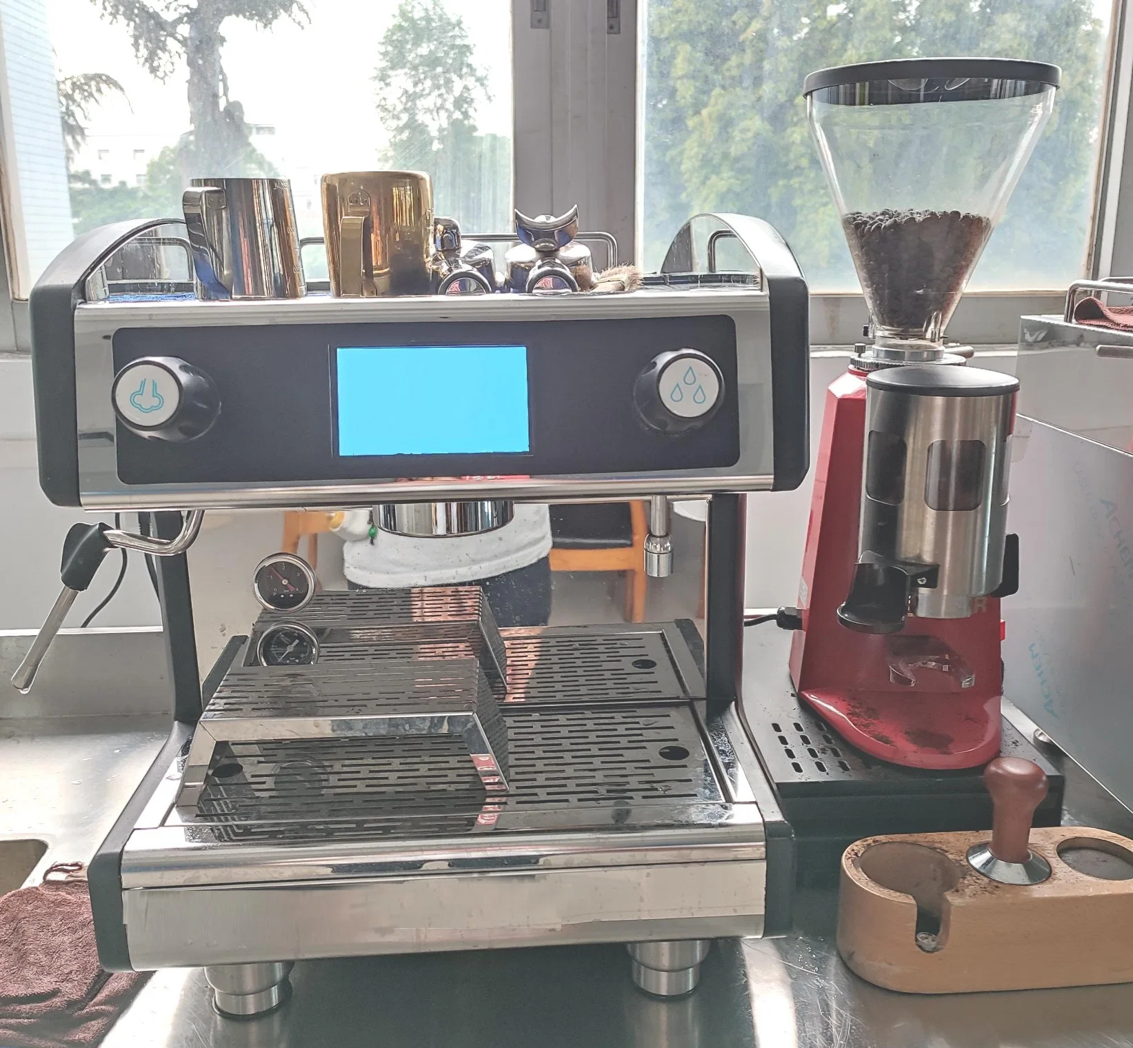 Máquina de café a vapor com máquina de café expresso boa Venda automática Para Restaurante