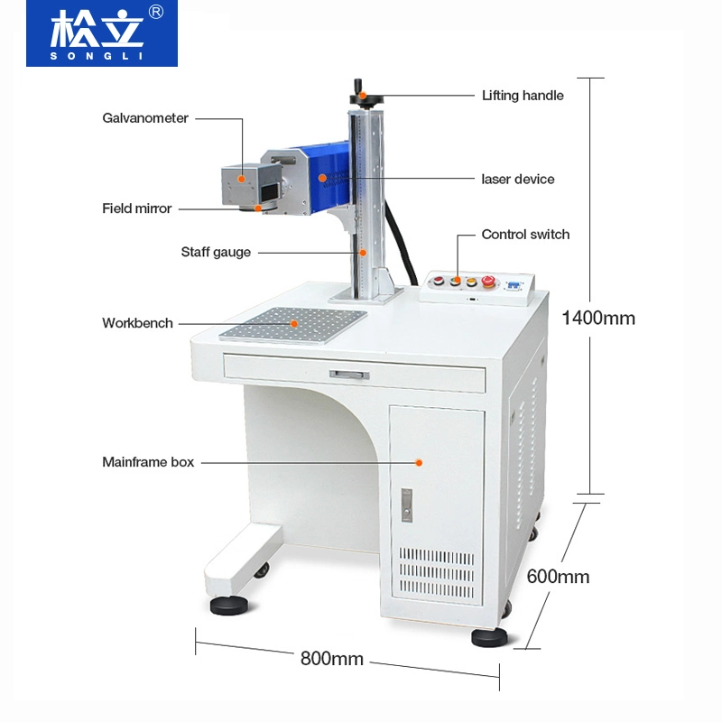 CO2 Autofokus Laser Marker / Gravieren / Laser-Schneidemaschine für Logo-Druck Auf Kunststoff