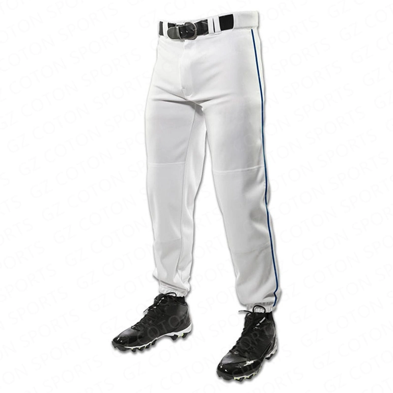 Custom Kids Wear Baseball Pants Youth Softball Pinstripe High Pantalón de sóftbol transpirable de poliéster elástico