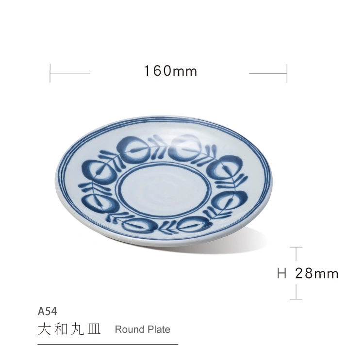 New Design Round 100% Melamine Grass Plates for Home Hotel