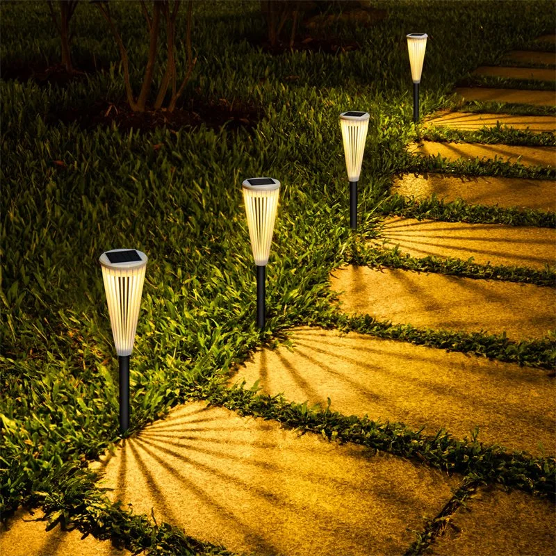 2023 nuevas luces LED de césped solar al aire libre Jardín solar al por mayor Iluminación