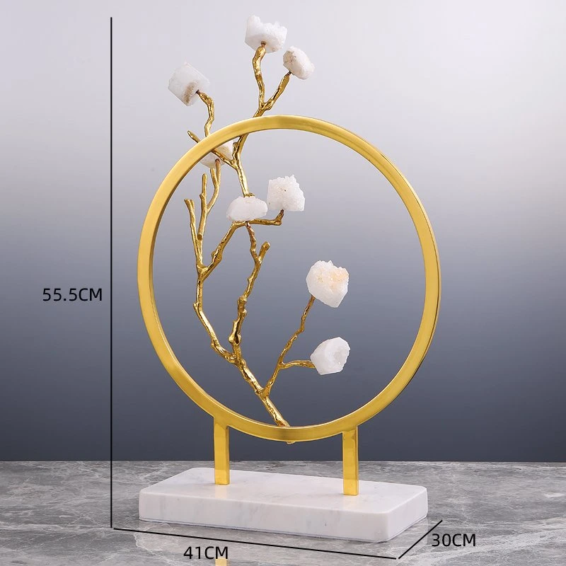 Nouveau Bureau chinois des produits novateurs des ornements laiton objet décoratif décoration de l'Arbre central