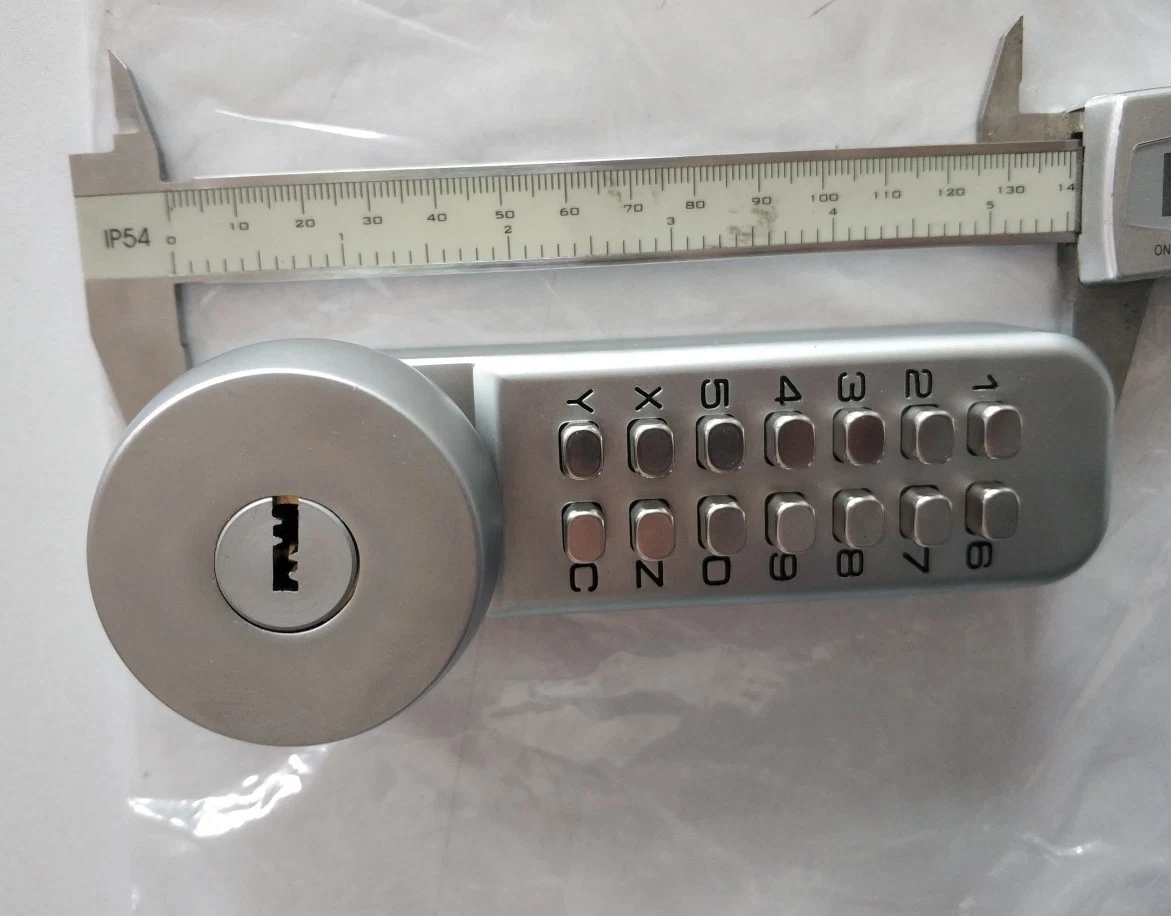 Zinc Alloy Waterproof Password Push Button Combination Keyless Safety Entry Deadbolt Door Lock
