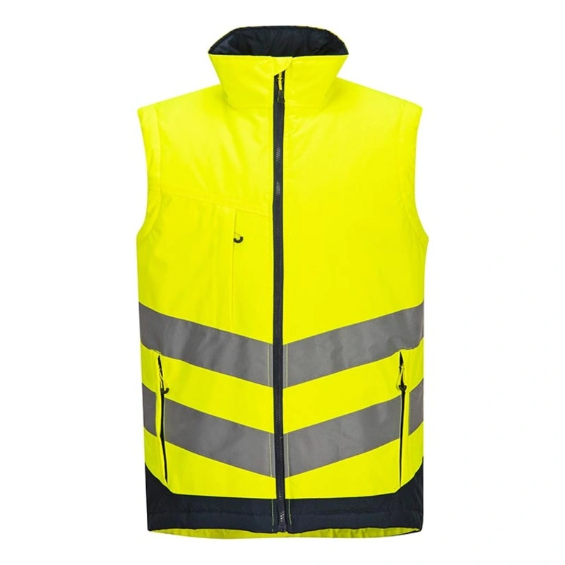 Custom Adult's Winter Hi Vis Safety High Visibility Body Warmer Vest