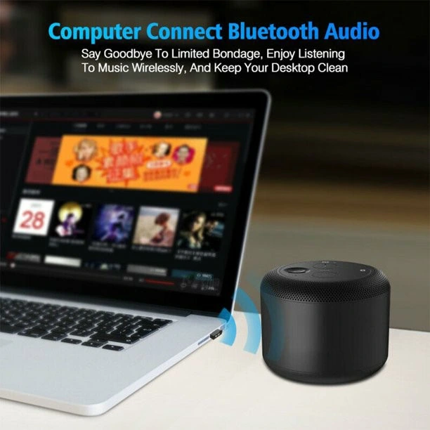 New Product Mini Bt Bluetooths 5.0 Wireless Receiver Dongle USB Adapter