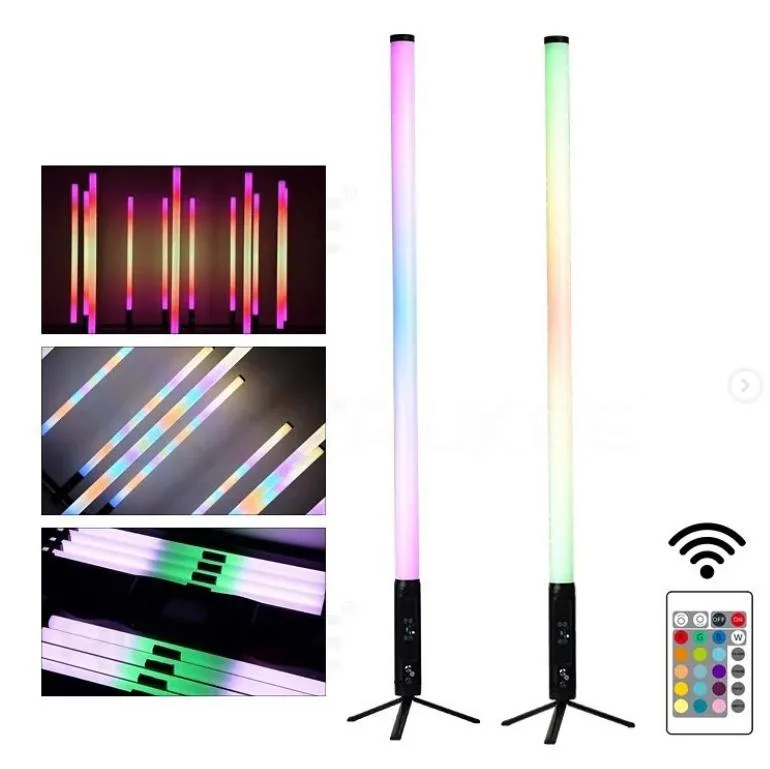 360 Grad Wireless-Akku für den Außenbereich, vertikal, rund, DMX RGB 3in1 LED Pixel Bar Tube LED-Licht für Veranstaltungen