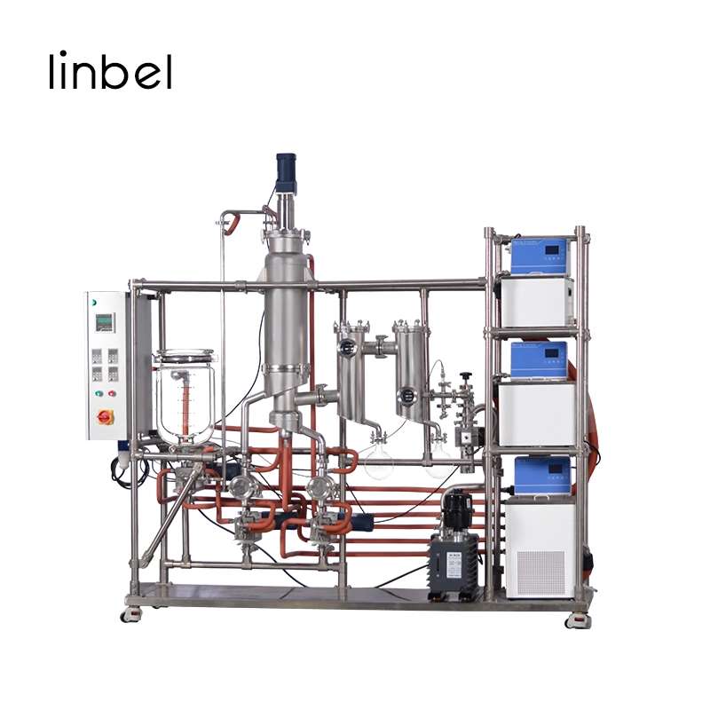 Stock Available Wiped Film Molecular Distillation for Lab C B D Production