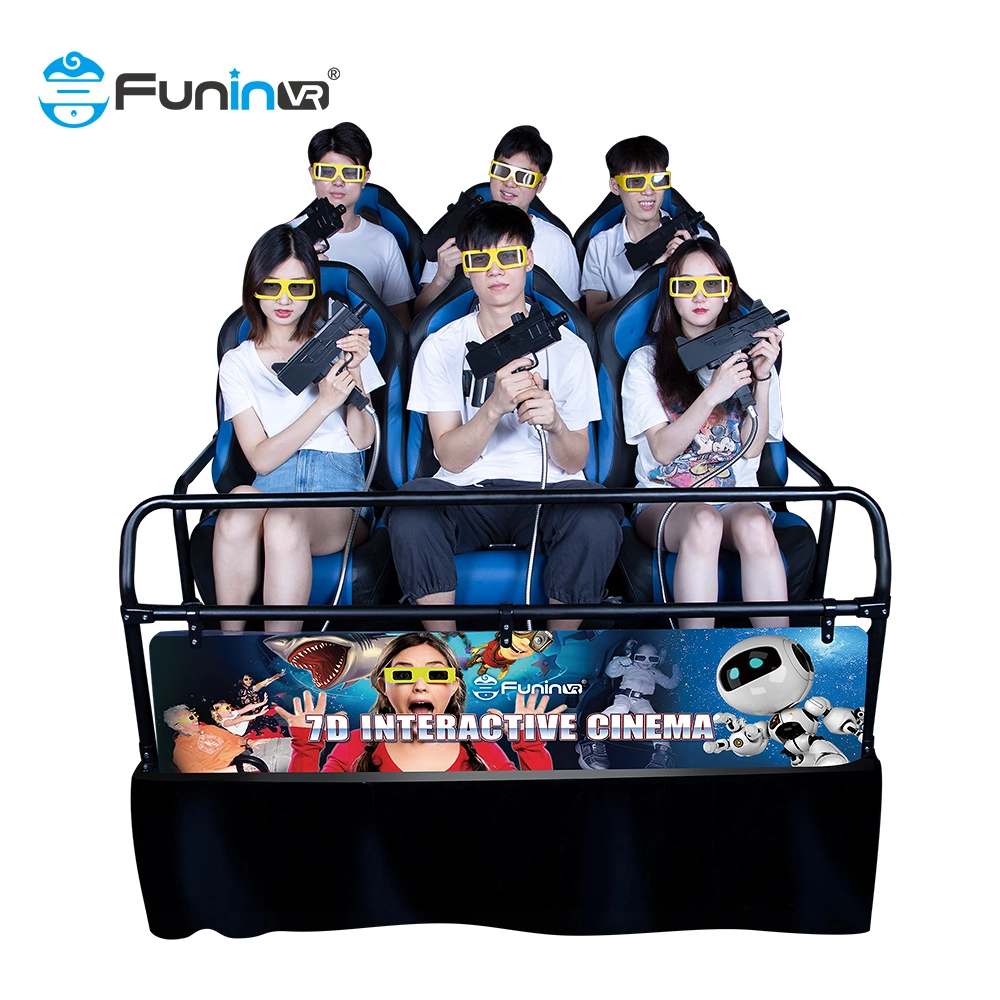 Electrical Motion Theater 5D Multi-Player Interactive Cinema for Theme Park