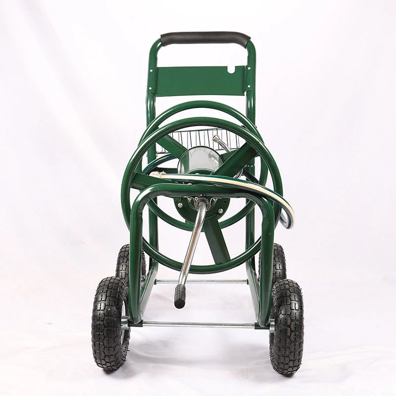 300 FT Outdoor Water Hose Reel Cart for Planting