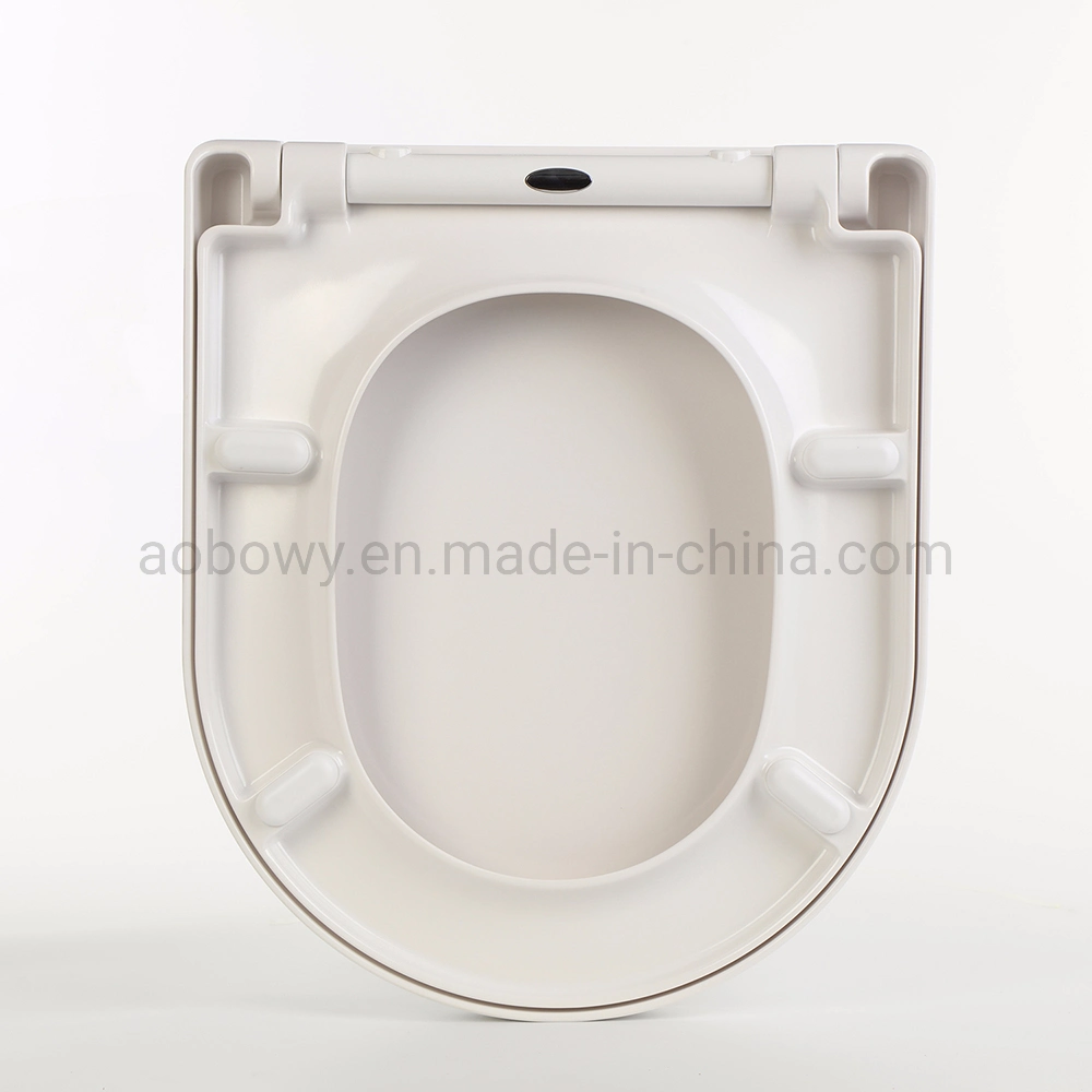 Factory Direct Export Urea Slow-Close Toilet Seat, Elongated, Bathroom Ware (Au145)