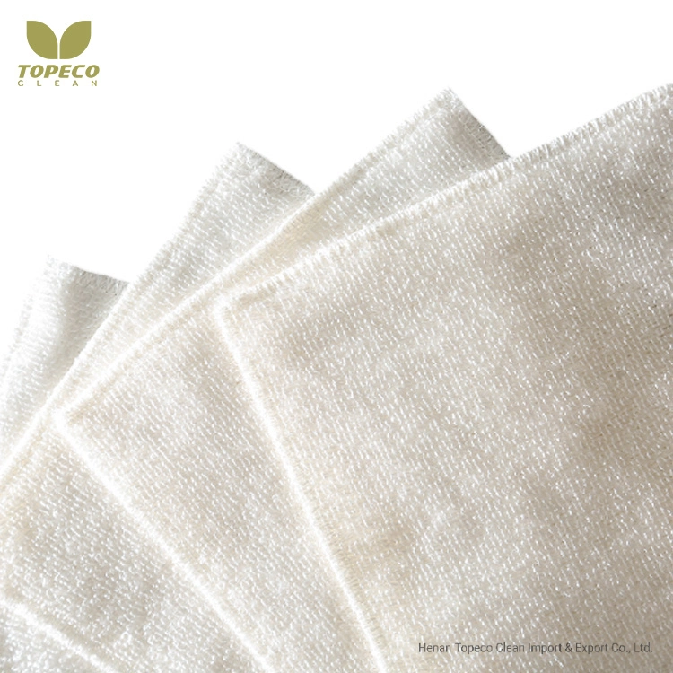 Topeco White Bamboo Fiber Multi Surface Cloth for Kitchen