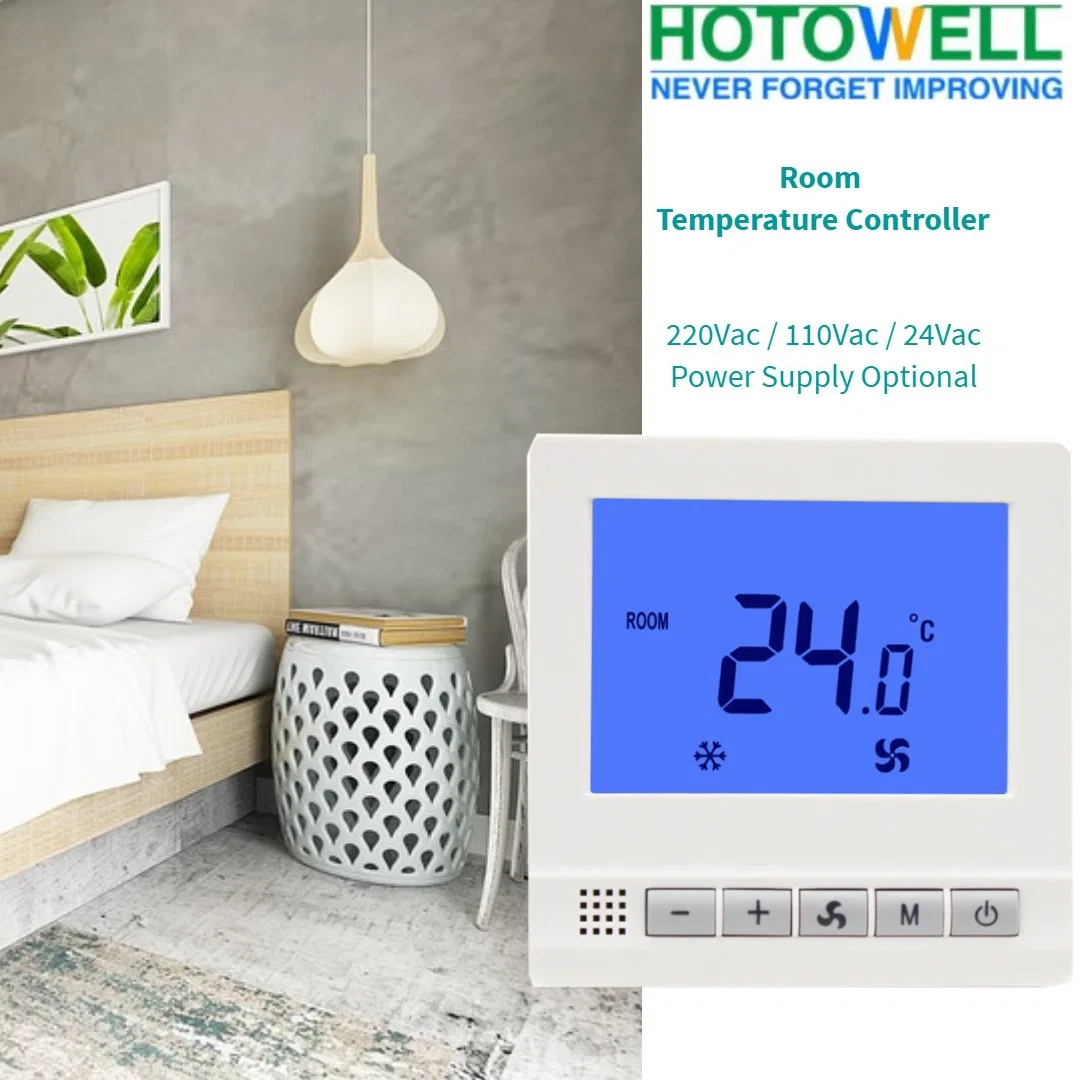 Programmable AC Cooling/Heating Digital Room Thermostat with Modbus Communication