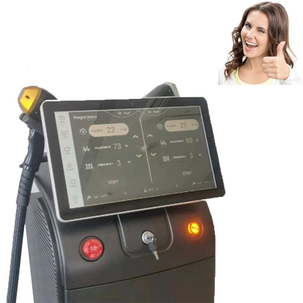 Diode Laser Machine 1600W Triple Waves Hair Removal Device Beauty Salon Equipment