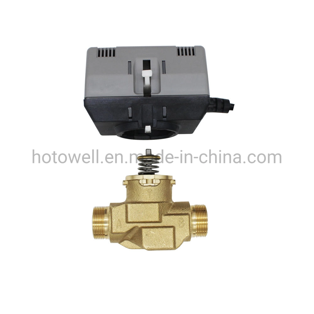 Spdt/Spst Fan Coil Unit on/off Type Room Temperature Control Purpose Motorized Zone Valve