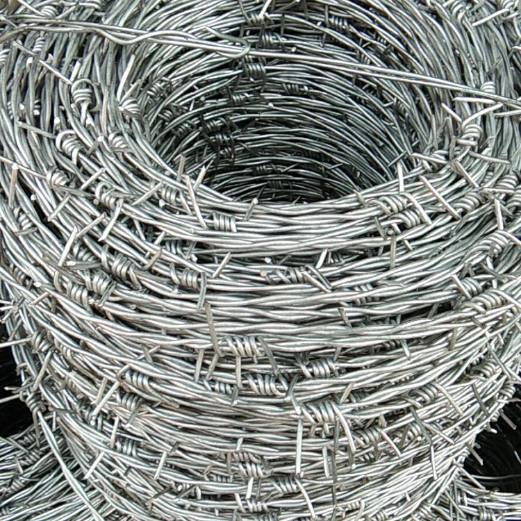 Cheap Buildings Garden Supplies 1.7 mm 250 M Hot Dipped Galvanized PVC Coated Barbed Wire