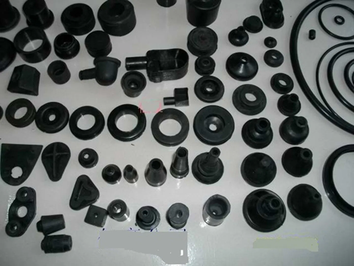 Silicone EPDM NBR FKM CR Rubber Bellow Flat Sealing Washer Spare Part Grommet Seal Ring Gasket