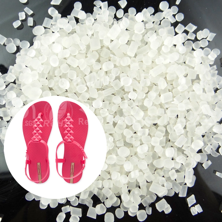 PVC für Schuhe Sohle Rohmaterial Granulat Compound weich transparent PVC Granulat PVC Compound Hersteller Großhandelspreis