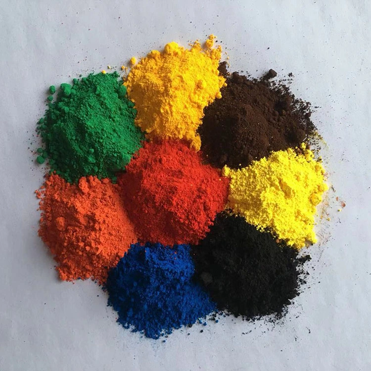 China Manufacturers Cement Pigment Red Iron Oxide Yellow