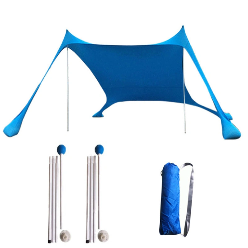 Tent with Sand Anchor, Fashion Shade Tent, Beach Sunshade with 100% UV Protection Ci13218