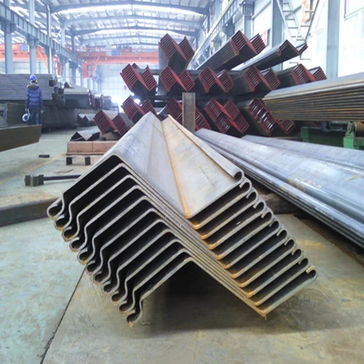 Sheet Pile Type 2 Used Price / U Type Hot Rolled Steel Sheet Pile Price Per Ton/Type 3 Type 4 Hot Rolled Carbon Steel Sheet Pile