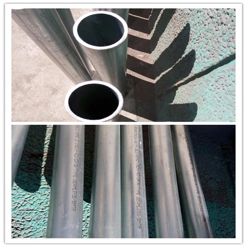 HDG Seamless Carbon Steel Pipe mit 550G/M2 Coating Weight