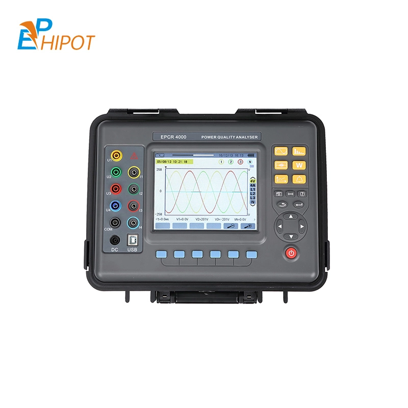 10mA 6000A Three Phase Energy and Power Quality Analyzer