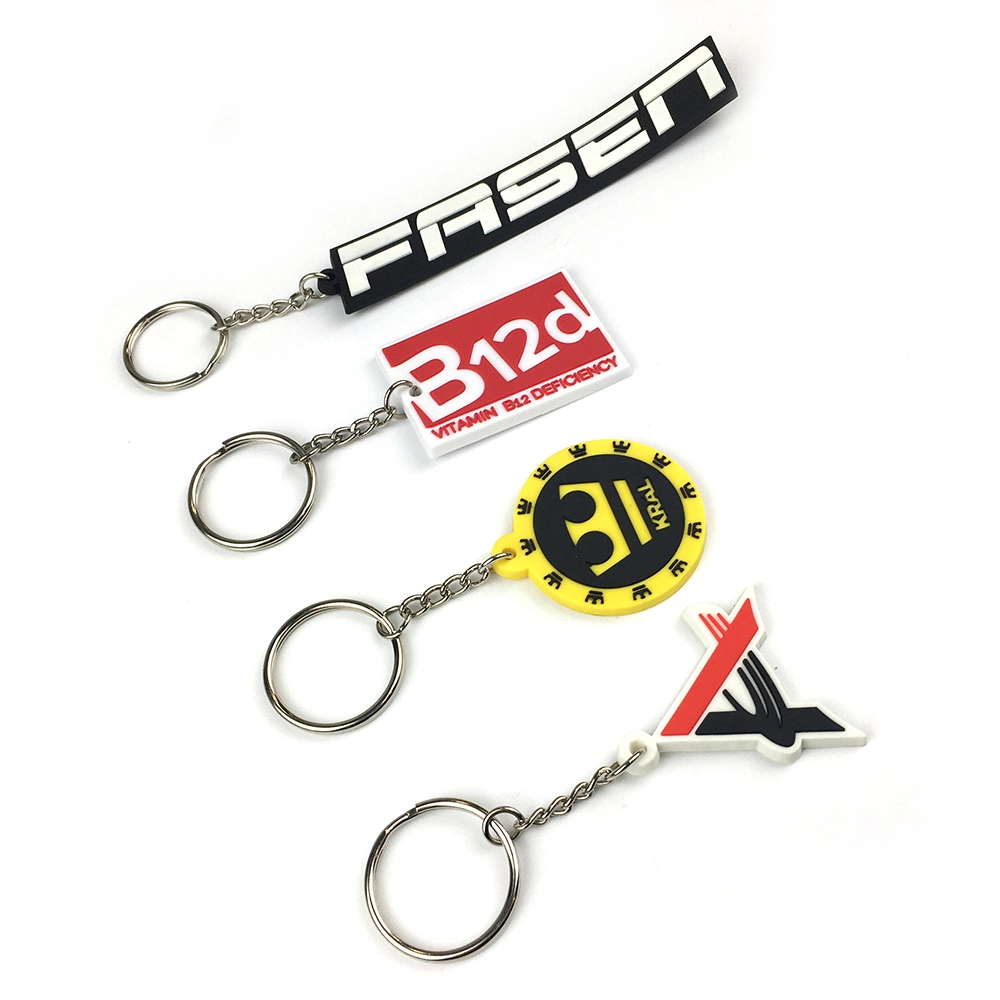 Wholesale/Supplier Fashion Basketball Soft PVC Designer PVC Key Ring Free Sample