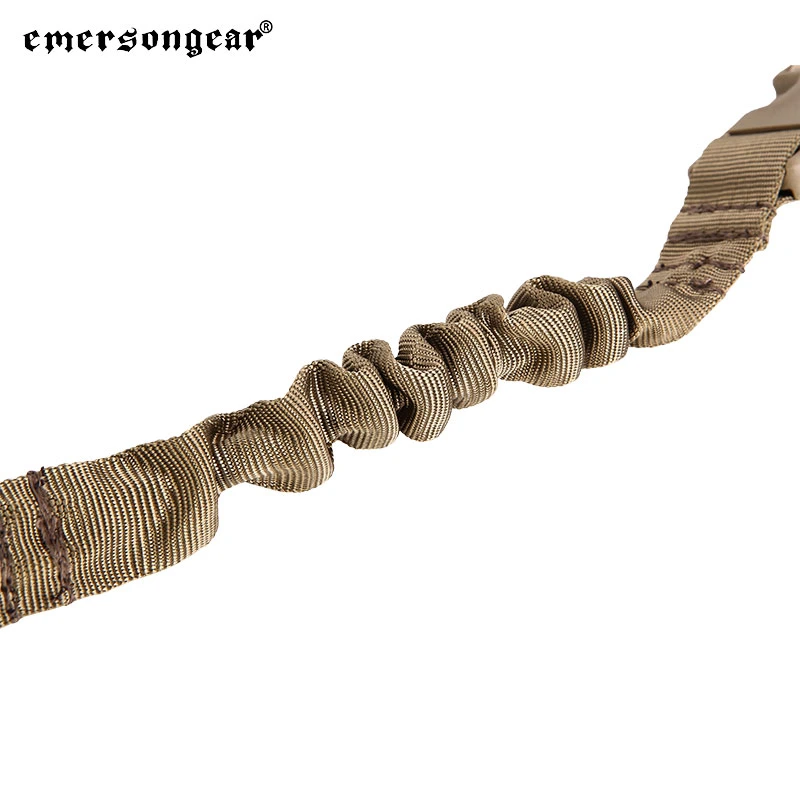 Emersongear Outdoor Webbing Single Strap Sling Combat Tactical Hunting Shooting Single Point Gun Sling with L. Q. E Style