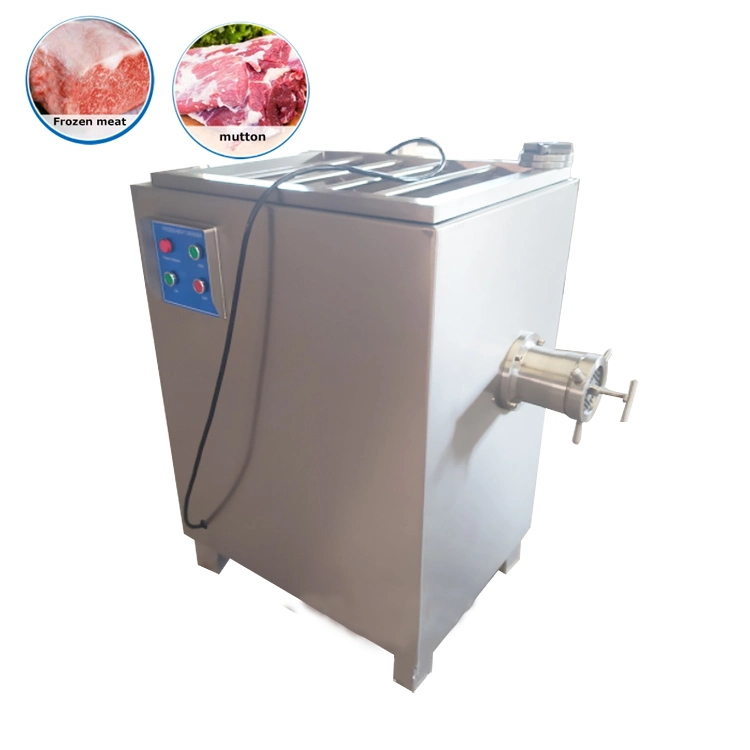 Electric Mincer and Grinder for Frozen Meat Automatic Frozen Meat Mincer Frozen Meat Grinding Machine Industrial Meat Mincer Commercial Frozen Meat Grinder