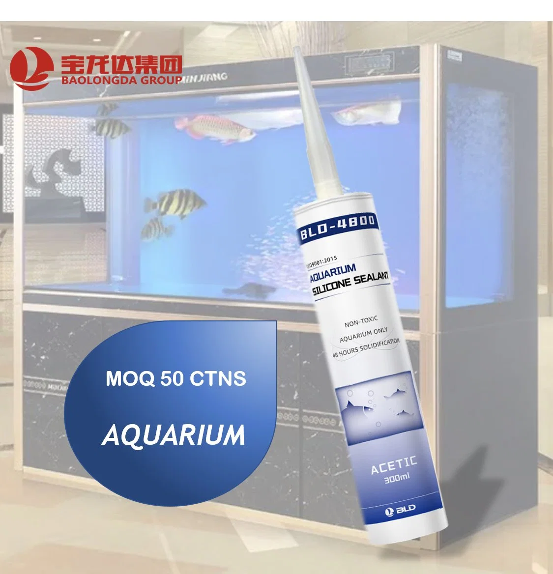 Hochwertige Silikon-Klebstoff Transparent Silikon-Dichtungsmittel Aquarium Special