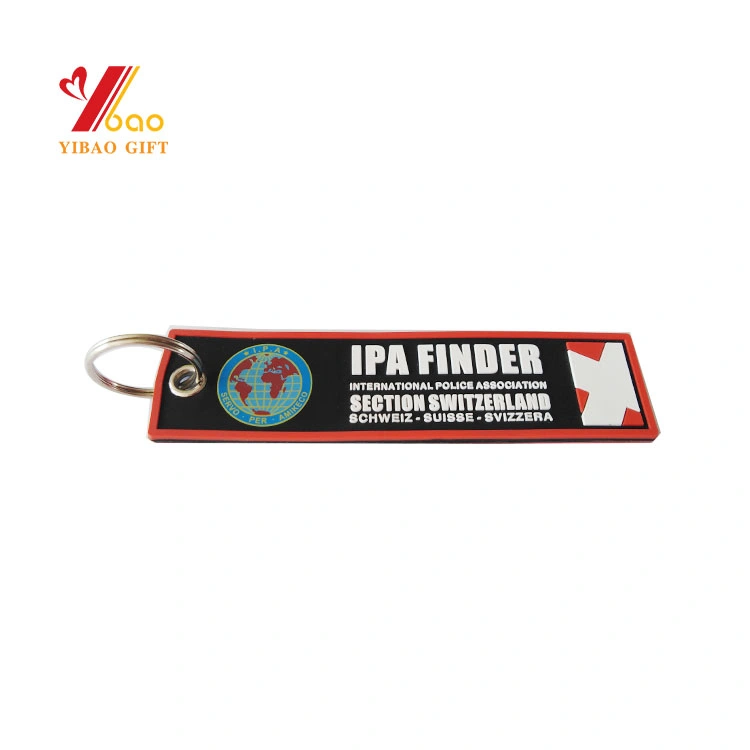 Wholesale/Supplier Promotional Promotion Souvenir Gifts Custom Made Own Logo Keychain Soft 3D Rubber PVC Key Ring Keychain