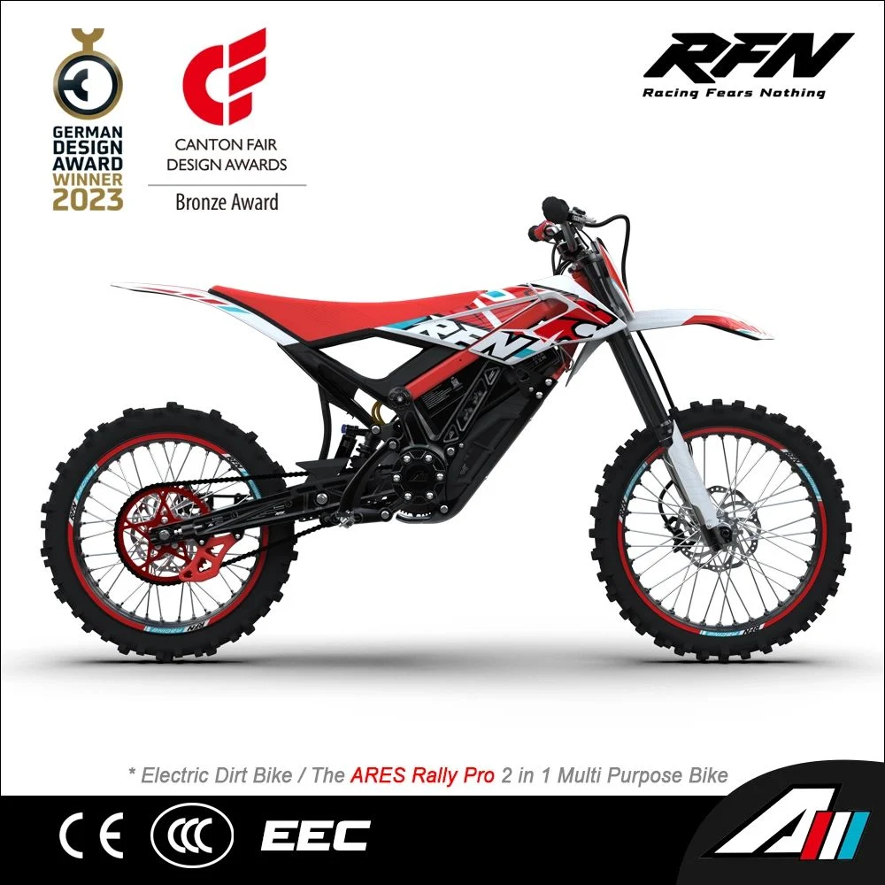 Apollo Dirt Bike Rfn Ares Rally PRO Electric Dirt Bike Electric Motorcycle with Lithium Battery Electric Motocross Electric Pit Bike Adult Electric off Road