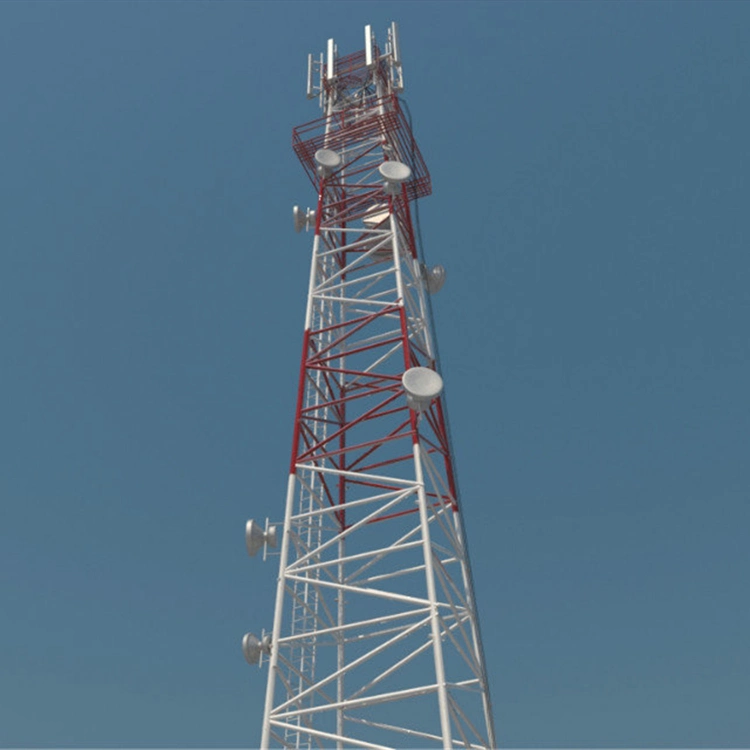 Triangle Galvanized Tower for Communication Broadcasting