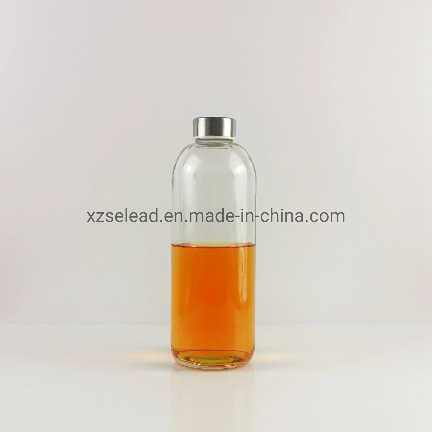 Milk Glass Bottle Beverage Drinks Glass Packing with Screw Cap 750ml 500ml