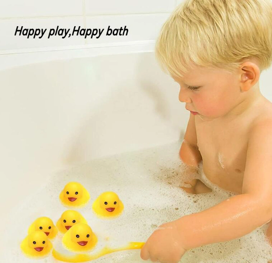 Bath Toy Fishing Net Baby Bathtub Small Duck Toy Set