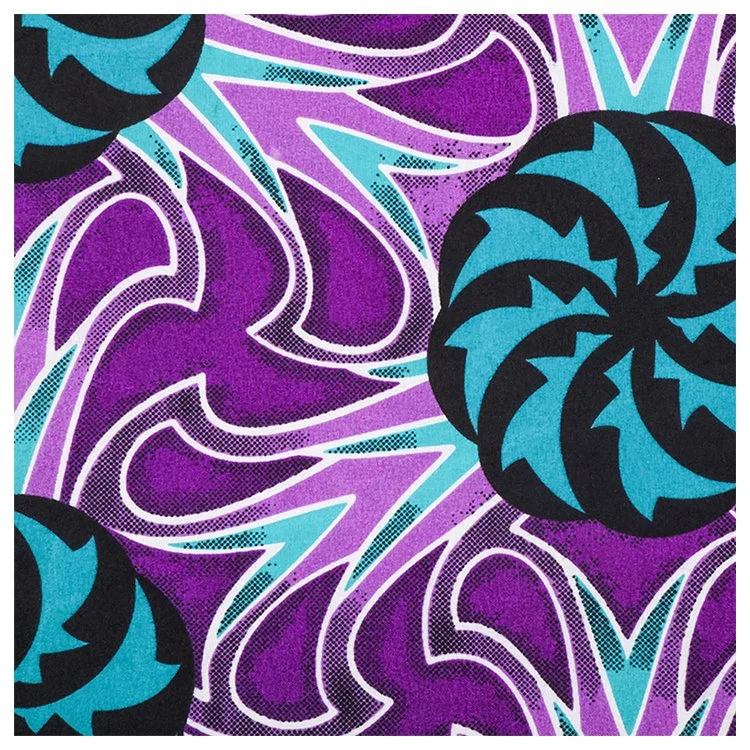 6 jardas África Wax Print Fabric Cotton Soft Ankara Real Cera para vestido