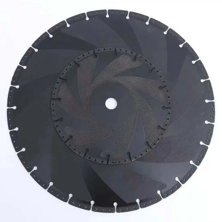 Metal Cutting Disc Vacuum Brazed Diamond Saw Blade for Metal Steel Iron Reinforced Concrete Abrasive Power Tool Accessories Original Factory