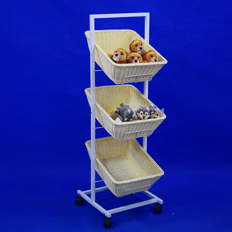 Metal Tubular Frame Wire Frame Support Storage Basket Stand Steel Rack Display (PHY530)