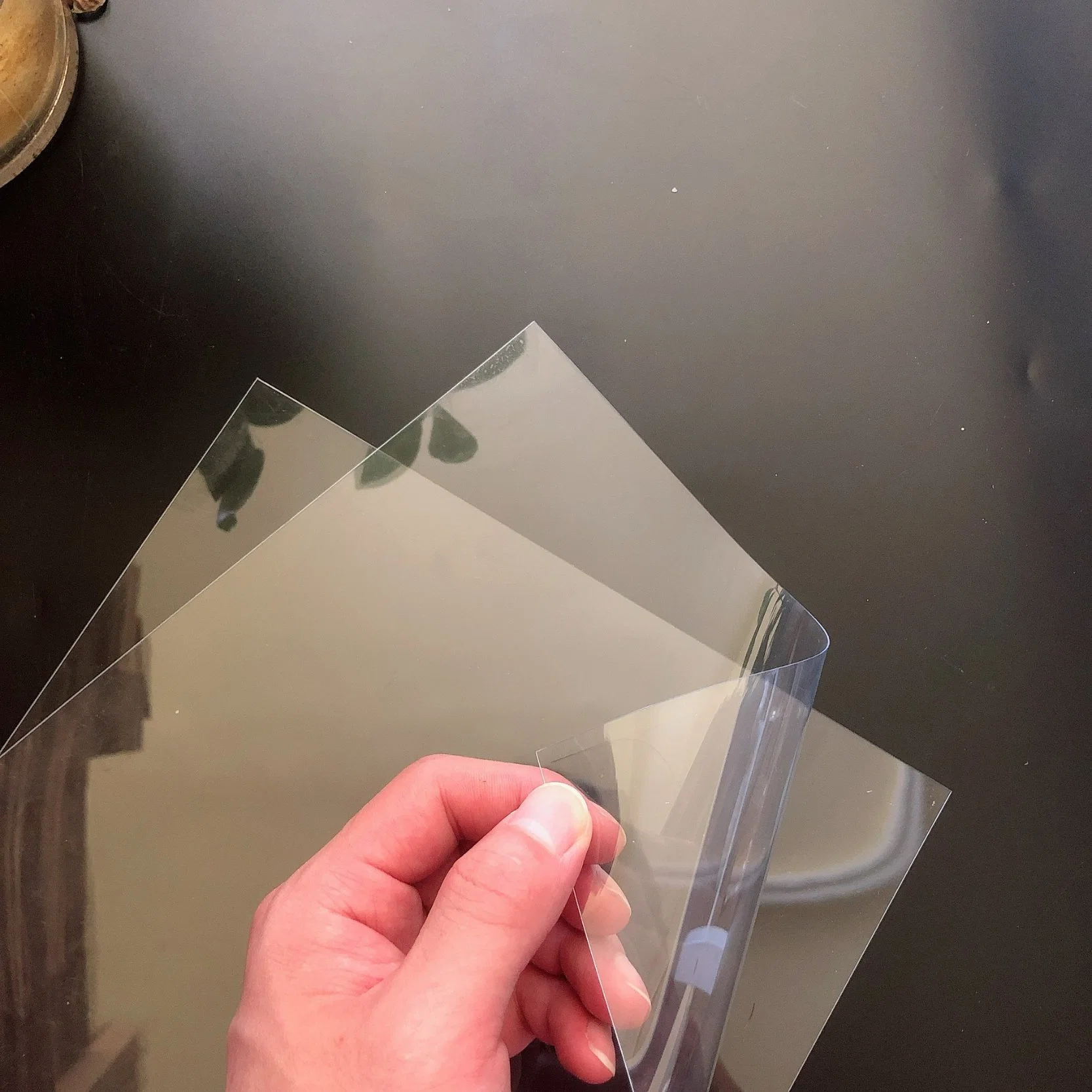 Fabricante PVC transparente rígido Hoja con Paleta de madera (grosor 0,15mm-20mm)